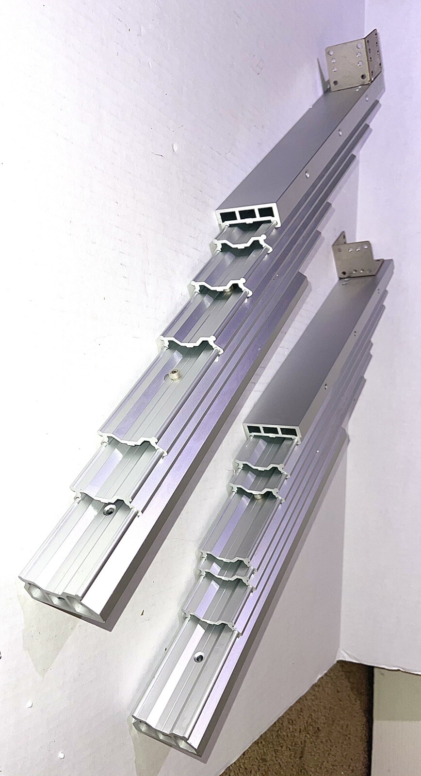 Full Extension Table Slide, Aluminum Telescopic Cabinet Table Guide Rail Hing...
