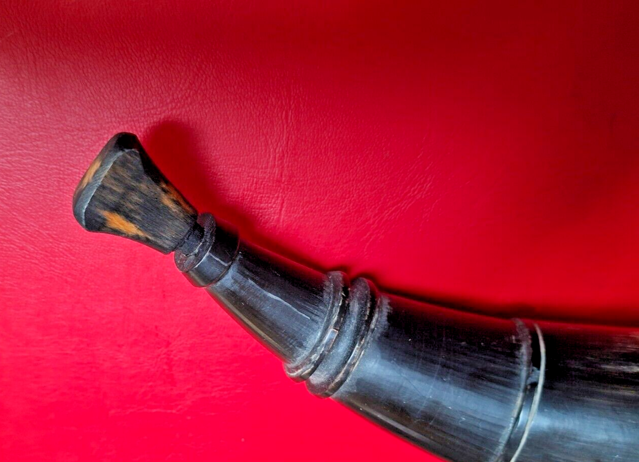 Traditional Early Style Powder Horn. Primitive, Muzzleloader, Blackpowder