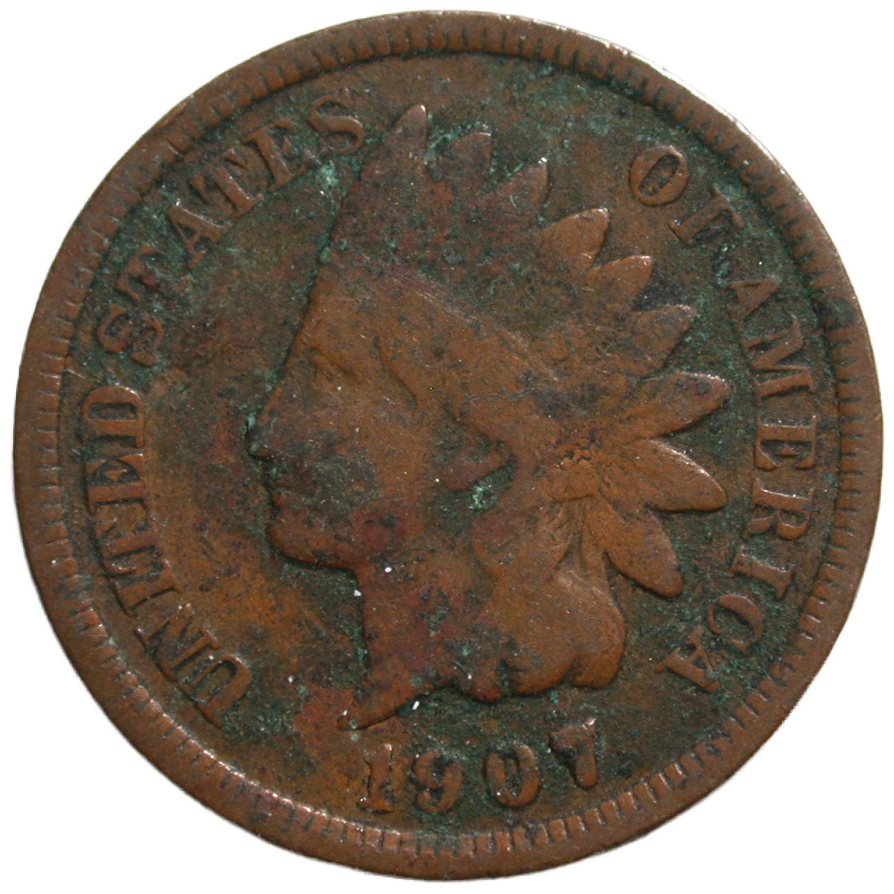 1907 Indian Head Cent