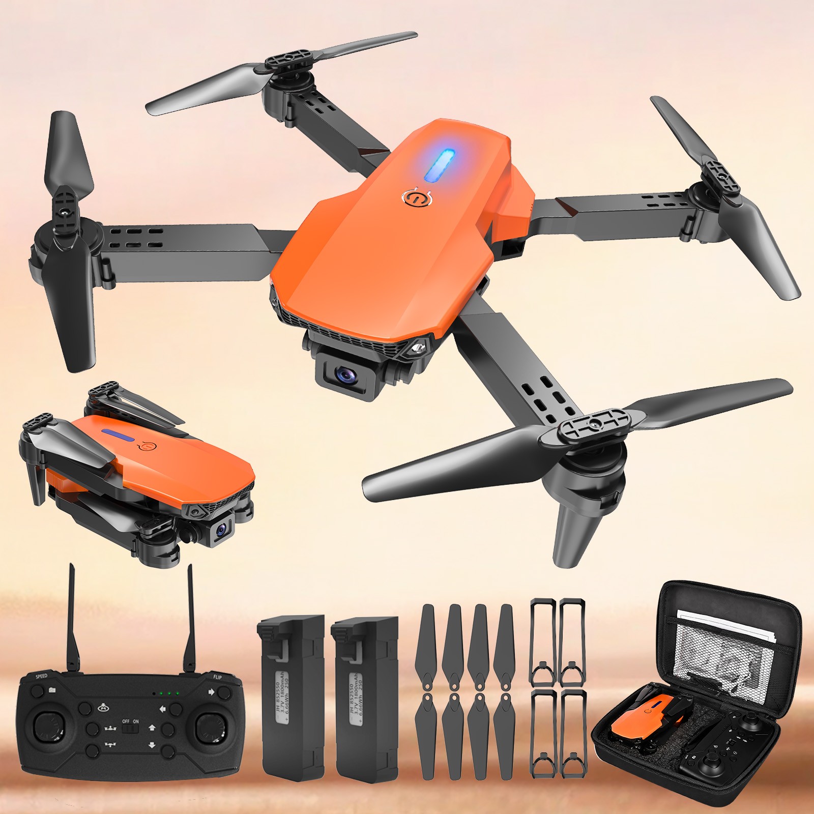 Professional Drone  4K Wide-Angle HD Camera Wifi Fpv Height Hold Foldable