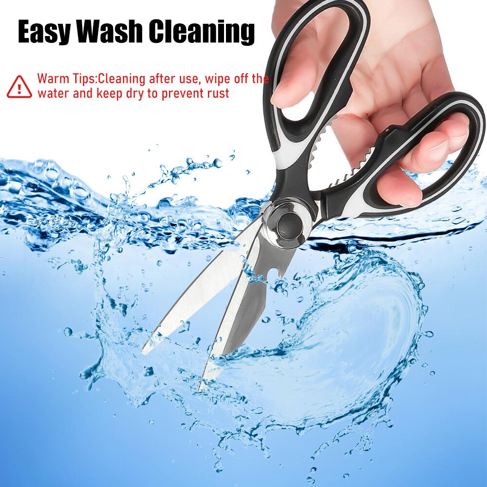 1PC Heavy Duty Poultry Shears Kitchen Scissors Meat Bone Cutting Stainless Steel