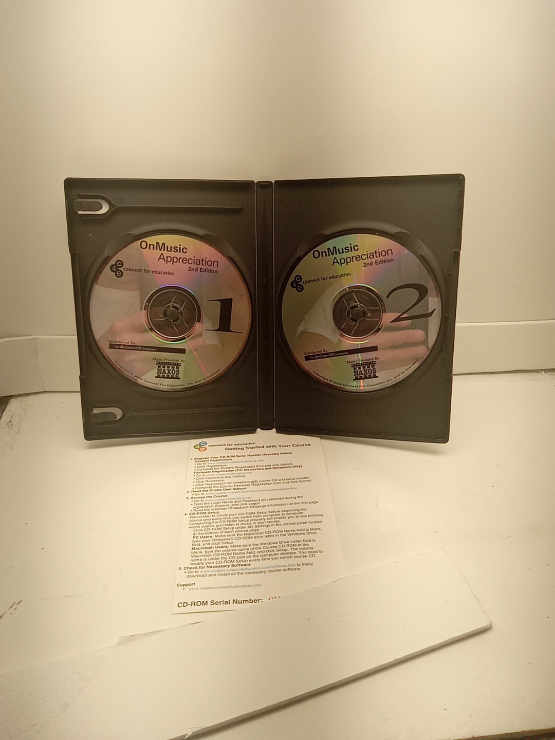 OnMusic Appeciation - 2nd Edition (PC CD Rom, 2009)