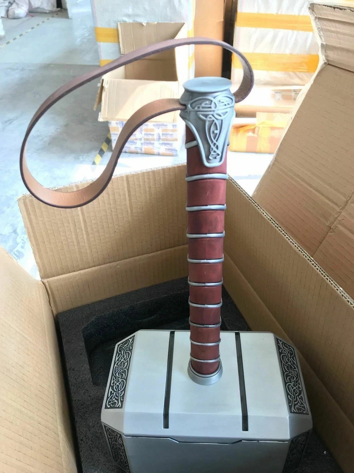 Full Metal CATTOYZ 1:1 The Avengers Thor Hammer Replica Props Mjolnir Gifts New