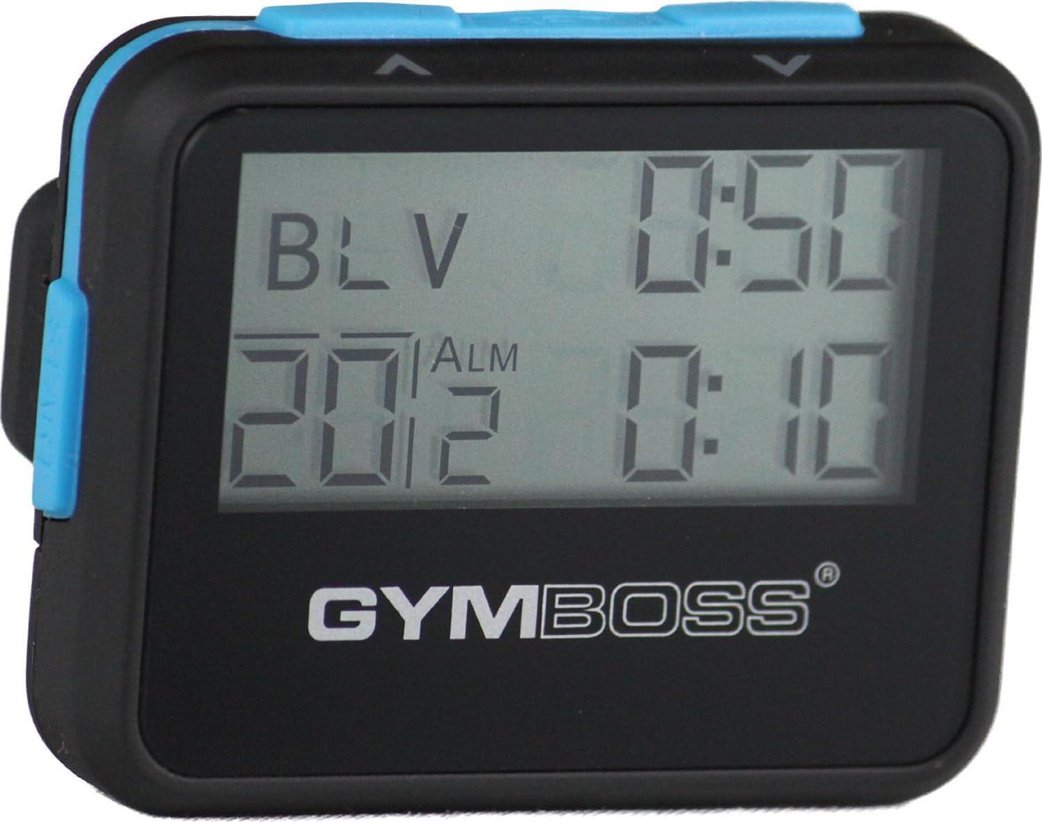 Gymboss Interval Timer And Stopwatch - Black/Blue SOFTCOAT