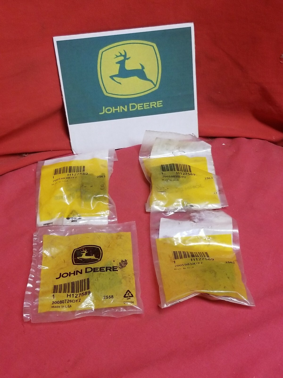 NOS John Deere Original Equipment Clamp 4 QTY #H127589