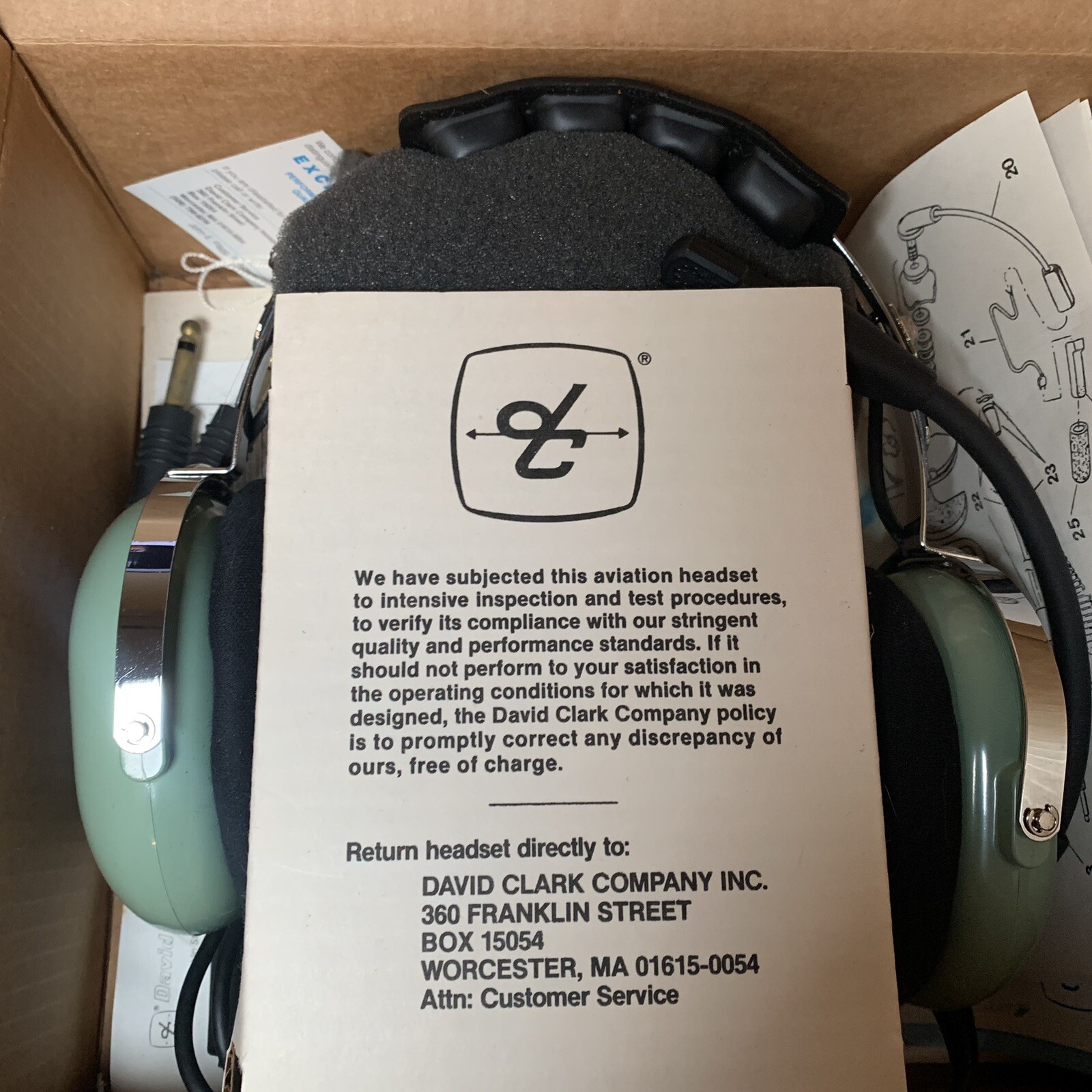 David Clark h10-20 aviation headset