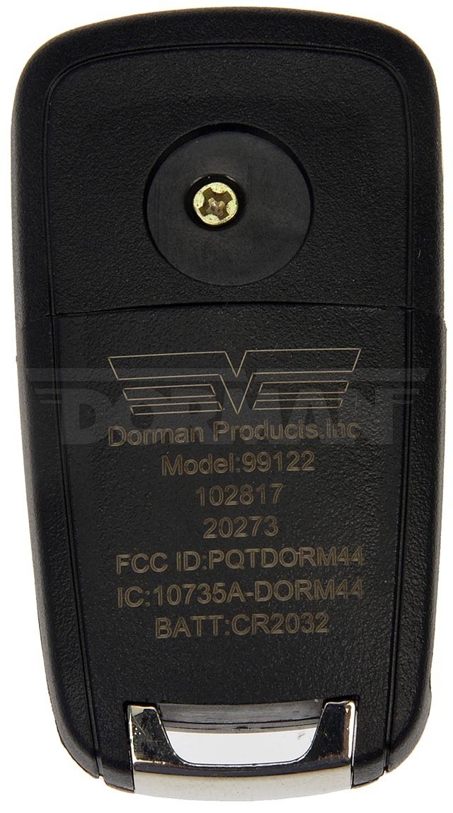 Dorman 99122 Keyless Entry Transmitter Compatible with Select Chevrolet Models