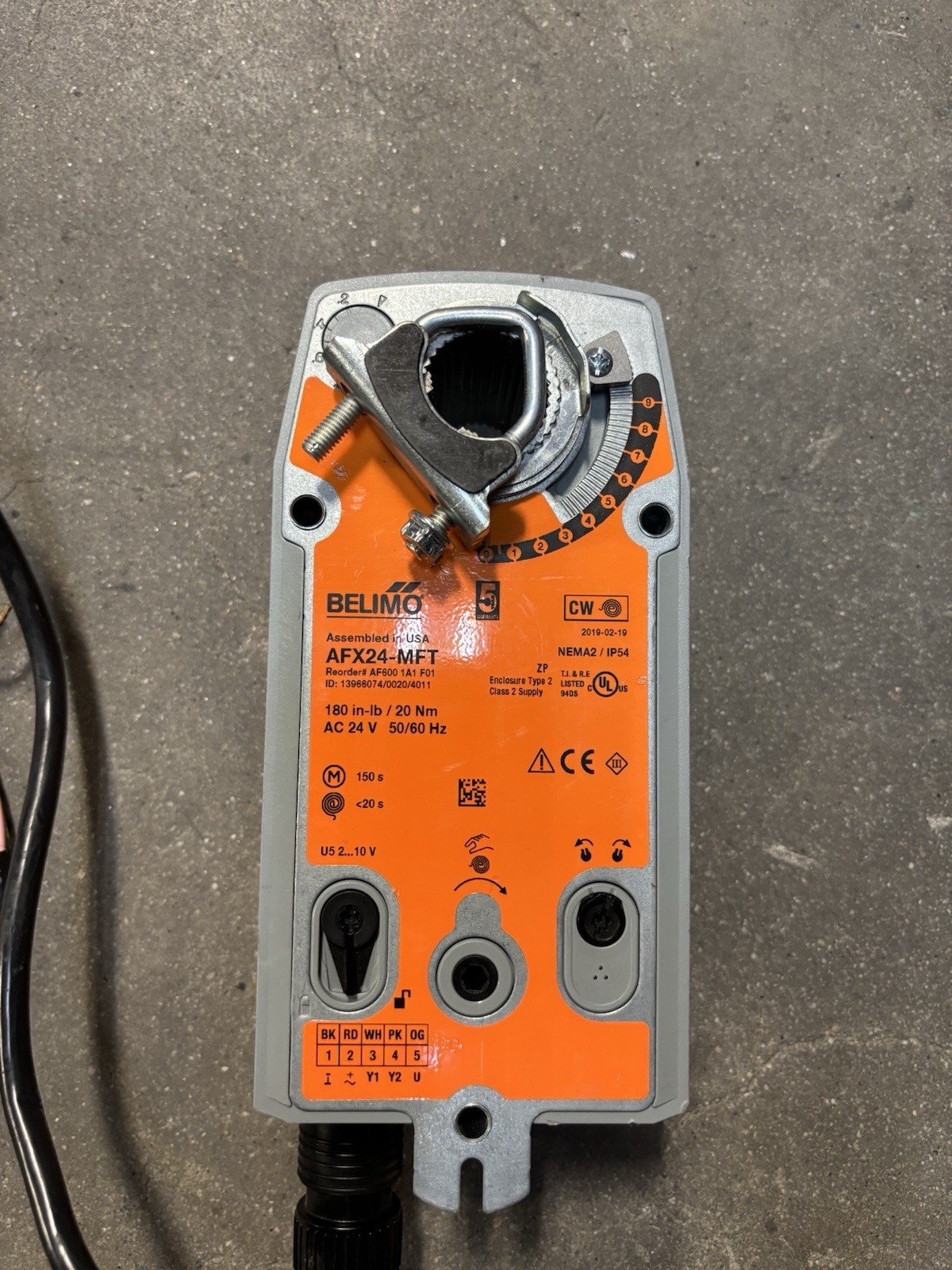 BELIMO AFX24-MFT-X1 Damper Actuator 180 in-lb / 20Nm
