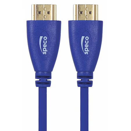 Speco Technologies Hdvl6 Hdmi Cable, 6 Ft. L, Blue, Dual Shld