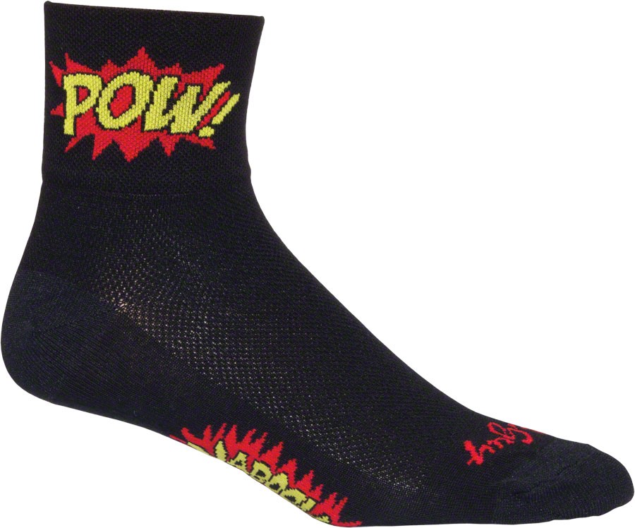 SockGuy Classic Socks Ankle Socks Small/Medium Black