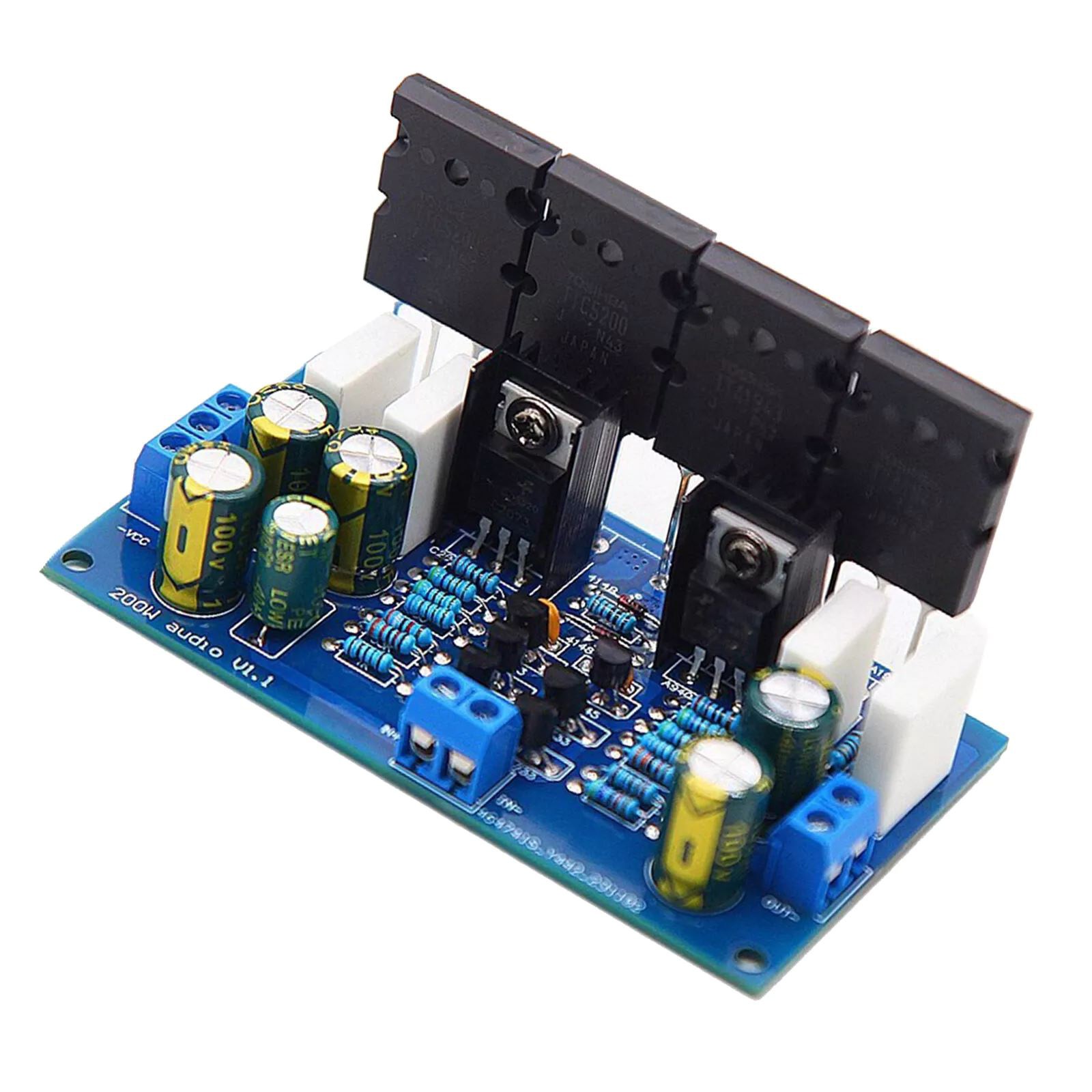 DC 35-60V 200W Mono Power Amplifier Board HiFi PCB Audio Amp Module Replacement