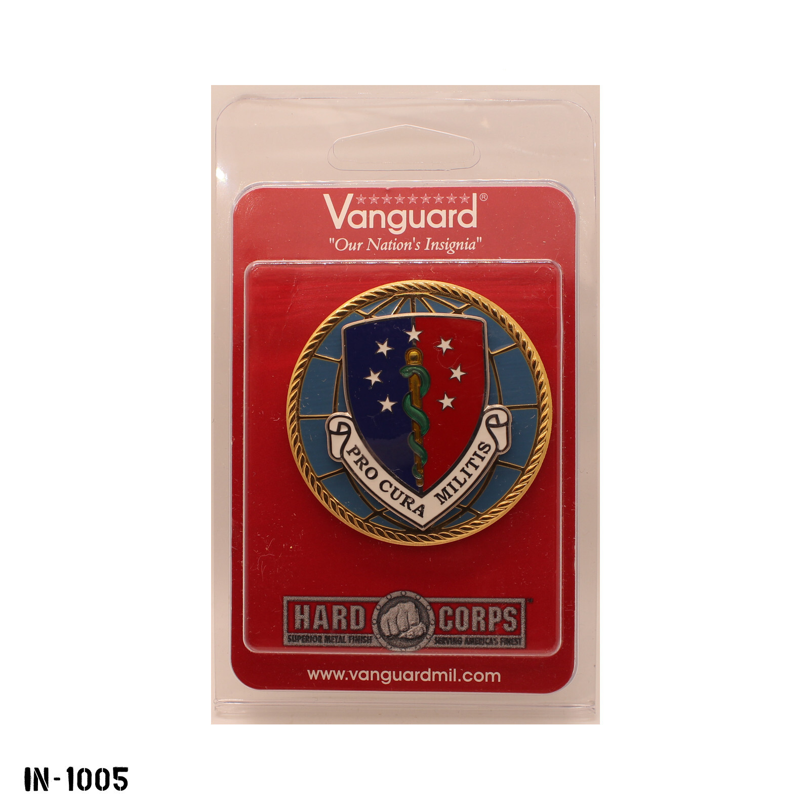 "DEFENSE HEALTH AGENCY" DOD ~ ID Badge Blouse ~ Large Size ~ Vanguard USA ~ NEW
