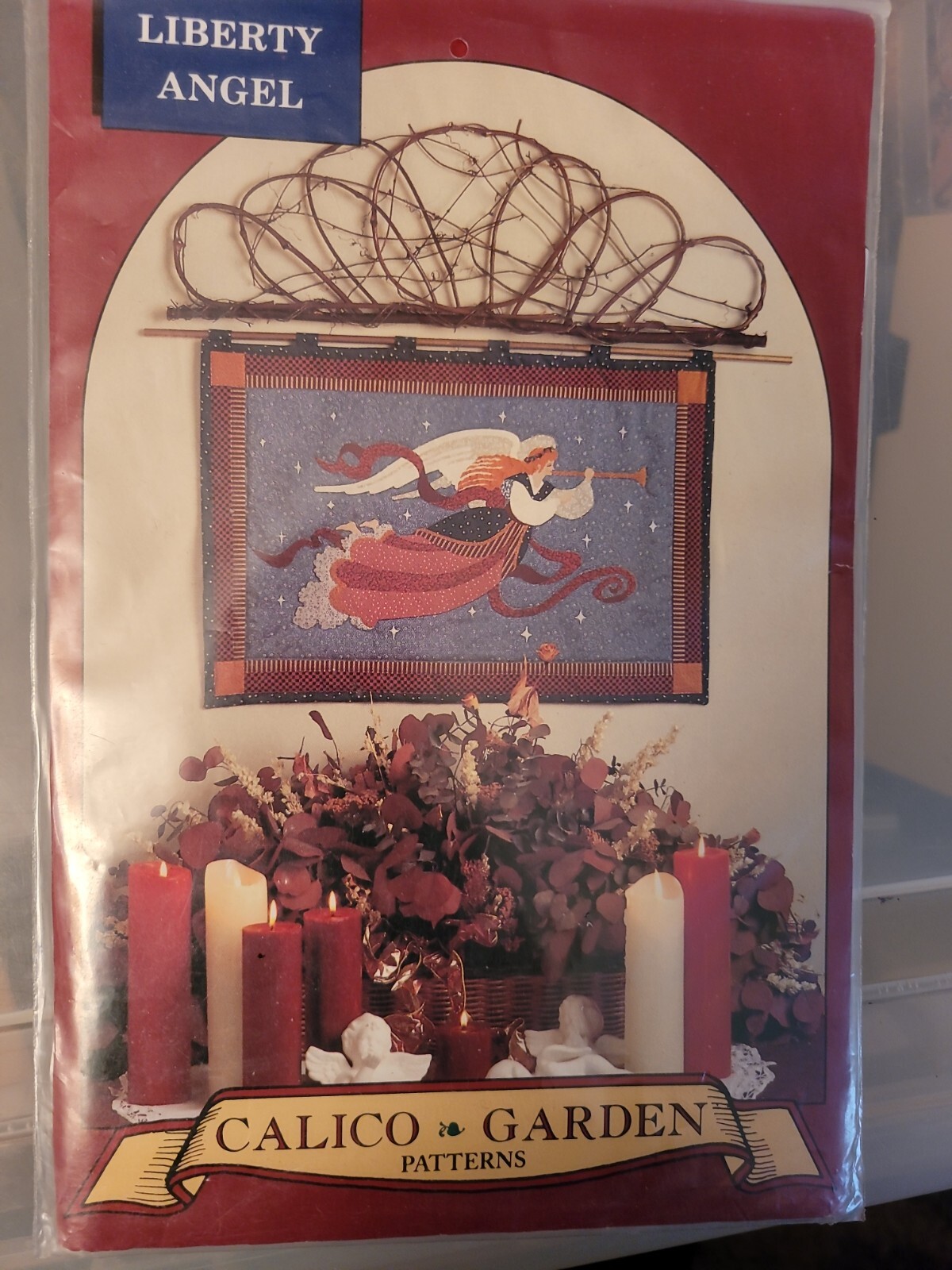 Angel Pattern Calico Garden cut