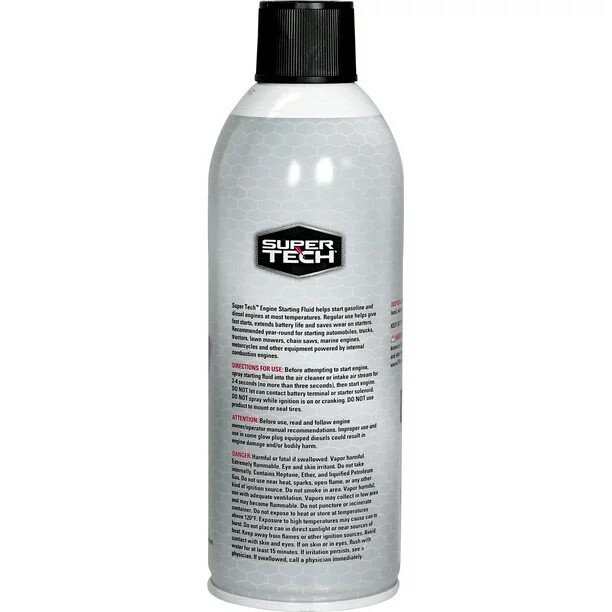 Super Tech Engine Starting Fluid, 11 fl oz