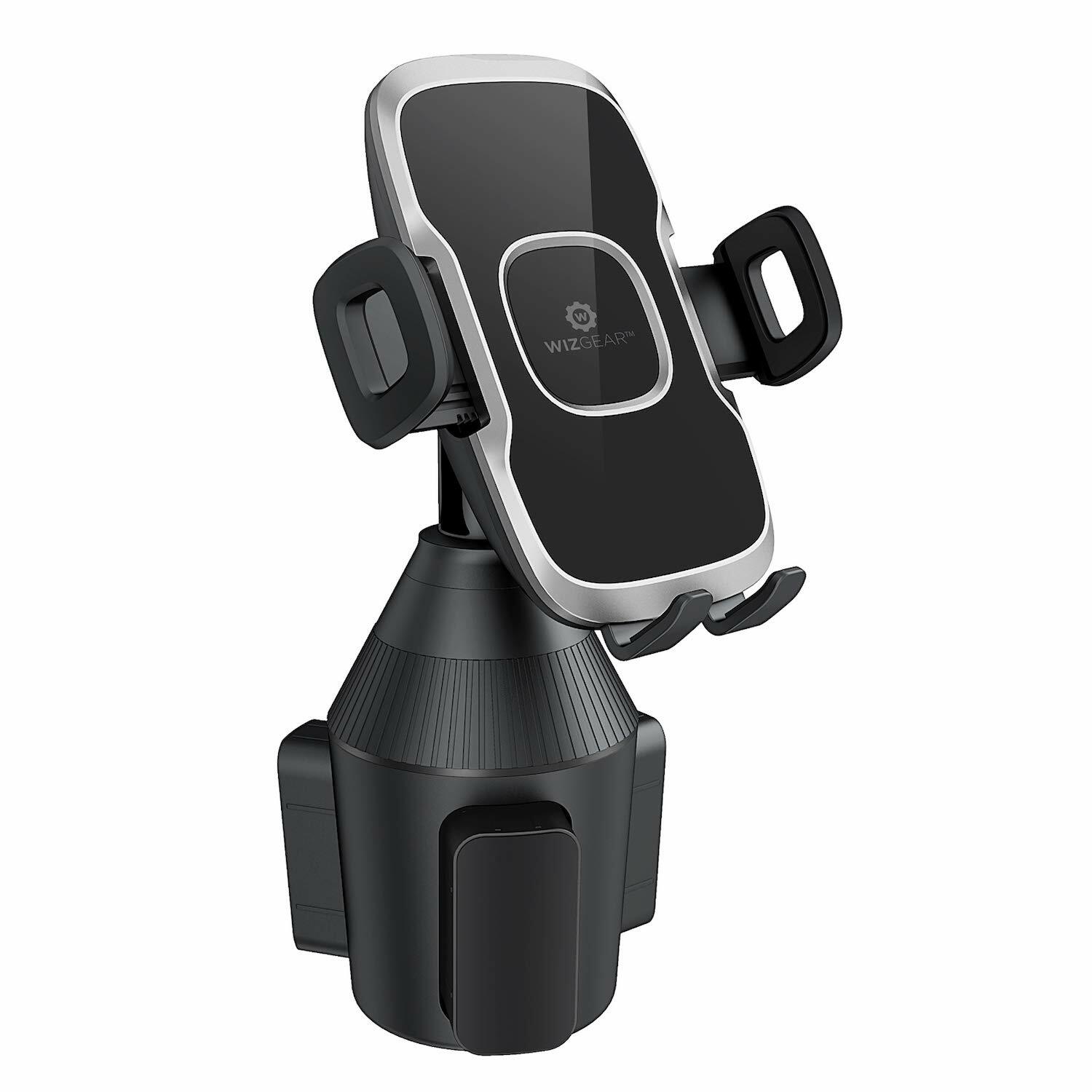 WizGear Car Cup Holder Phone Mount Adjustable Automobile Rotate Cup Holder Mount