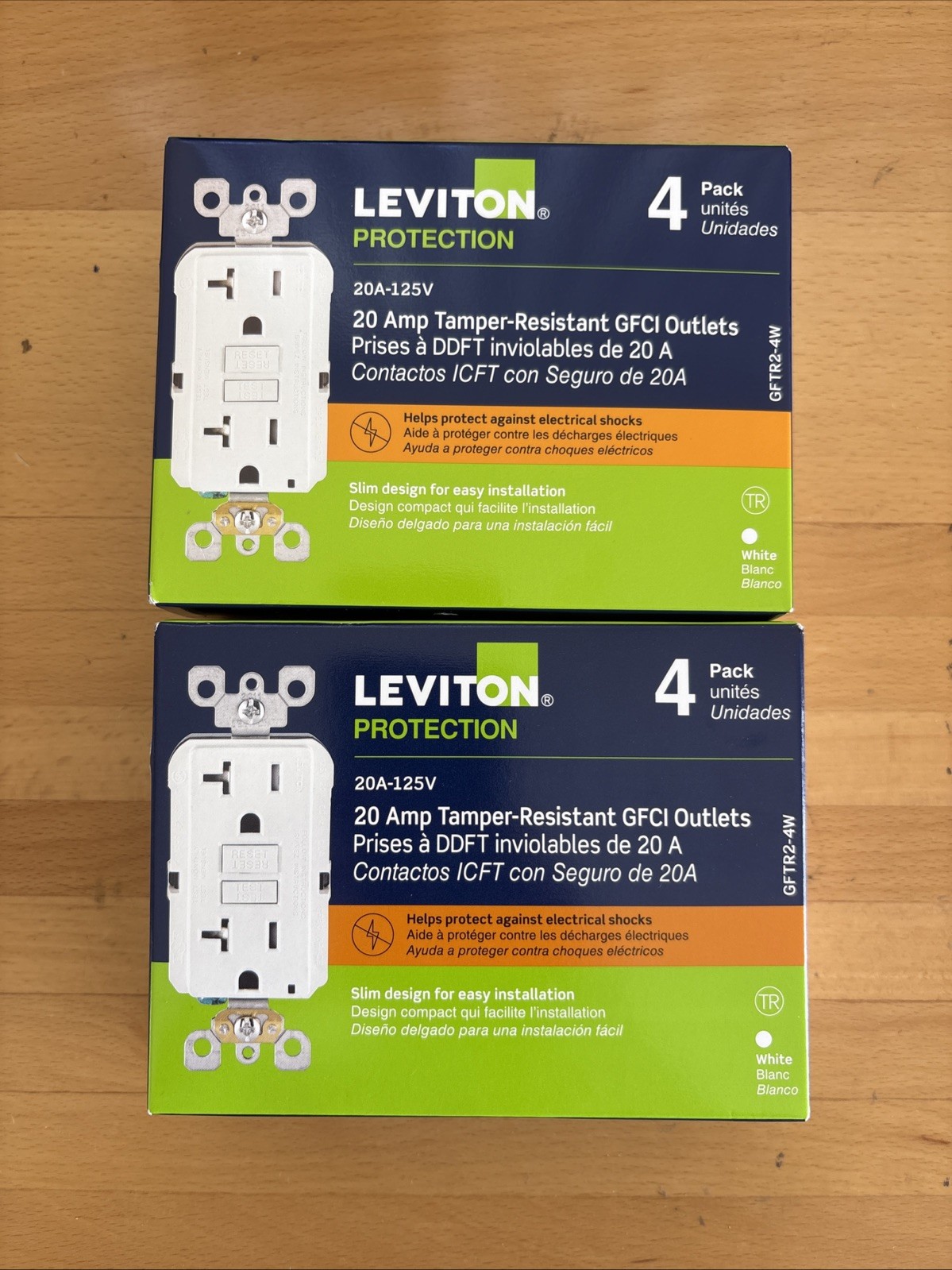Leviton 20 Amp 125-Volt Duplex SmarTest Self-Test SmartlockPro Tamper Resistant