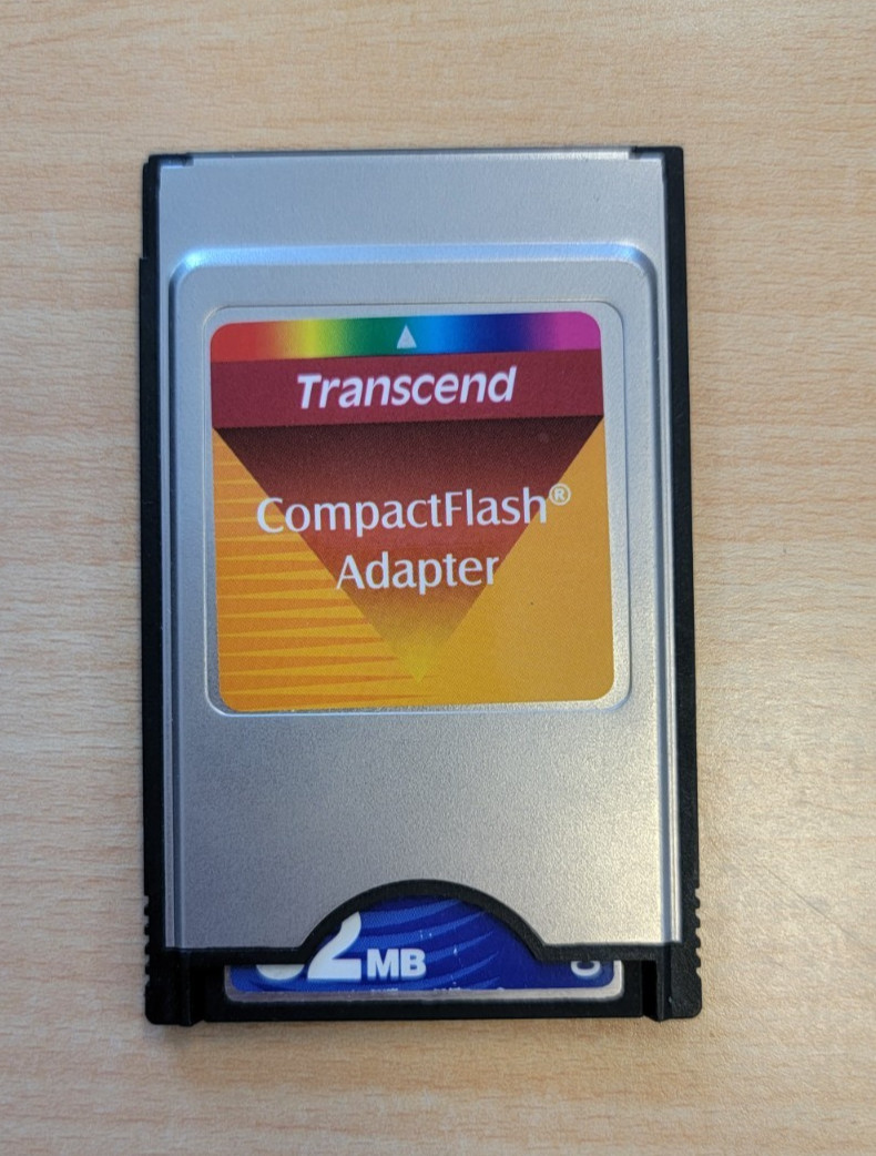 Transcend Compact Flash Adapter with Sandisk 32MB
