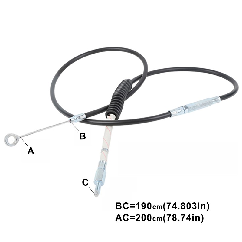 74.75" Clutch Cable Fit For Harley Electra Road Street Glide Road King 2008-2013
