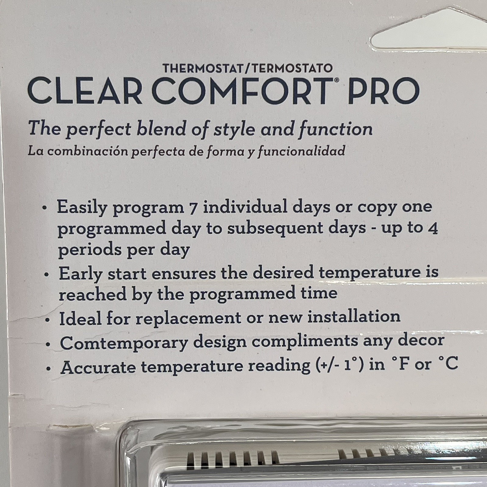 Orbit Clear Comfort Pro Thermostat 7 Day Programmable 83521 New