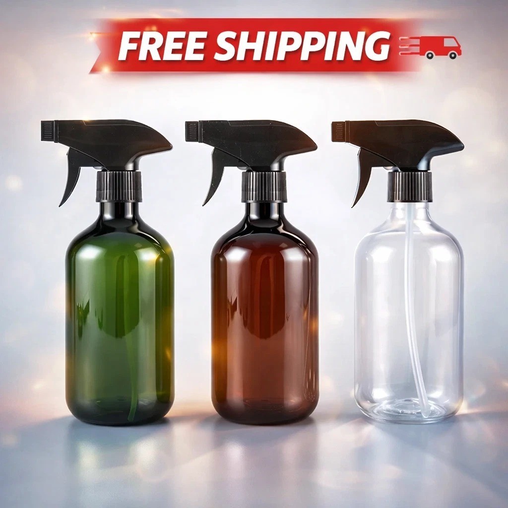 Plant Mister Spray Bottle, 10.oz 300ml, 16.9oz 500ml Water Spray Bottle Plan