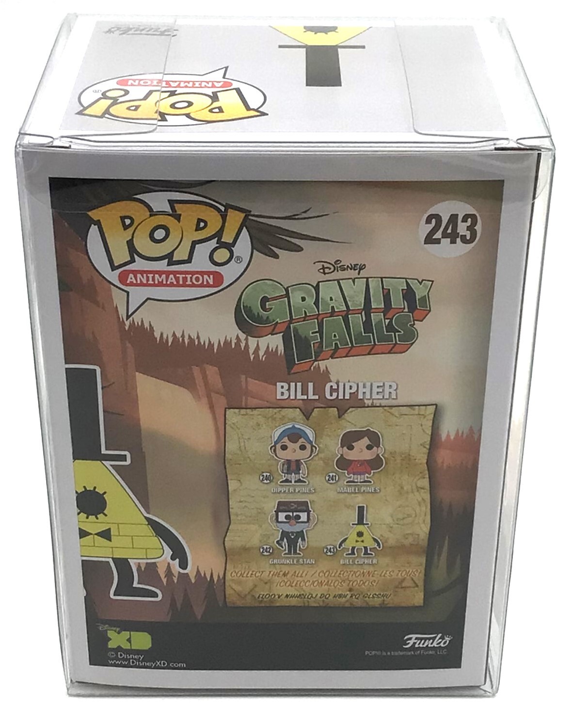 Funko Pop! Gravity Falls Bill Cipher #243 with POP Protector
