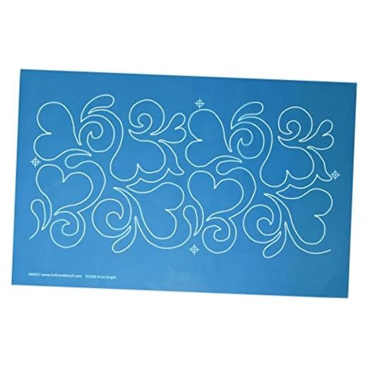 Quilting Stencil for Machine Quilting - Free Motion, Hand, Border & Long-Arm