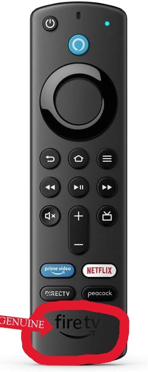 Genuine OEM Amazon Fire TV Remote 2nd 3rd gen Stick Cube TV Controls Volume NEW
