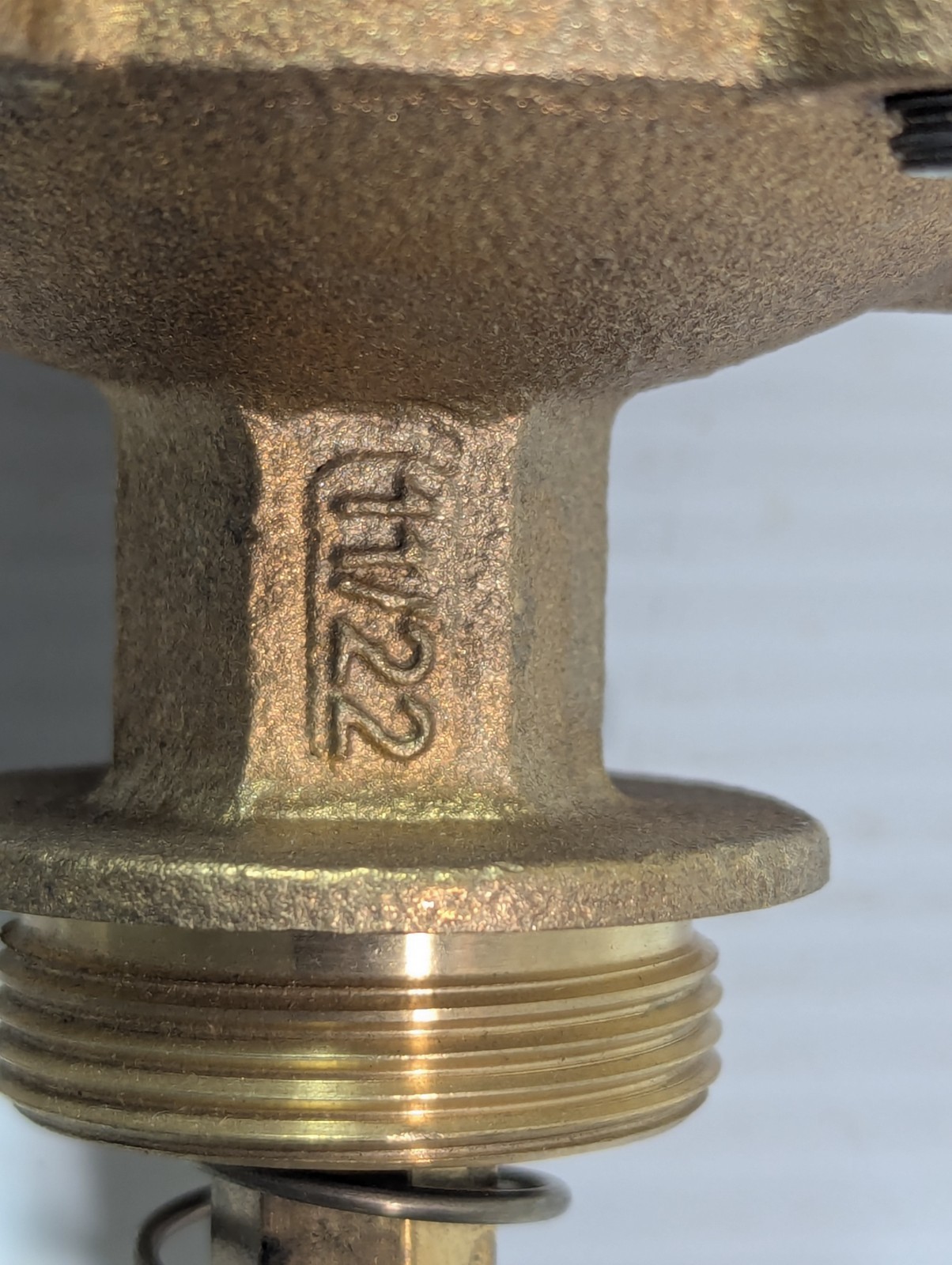 Buckner Superior 3/4" Brass Mini Adaptor Model 2000075