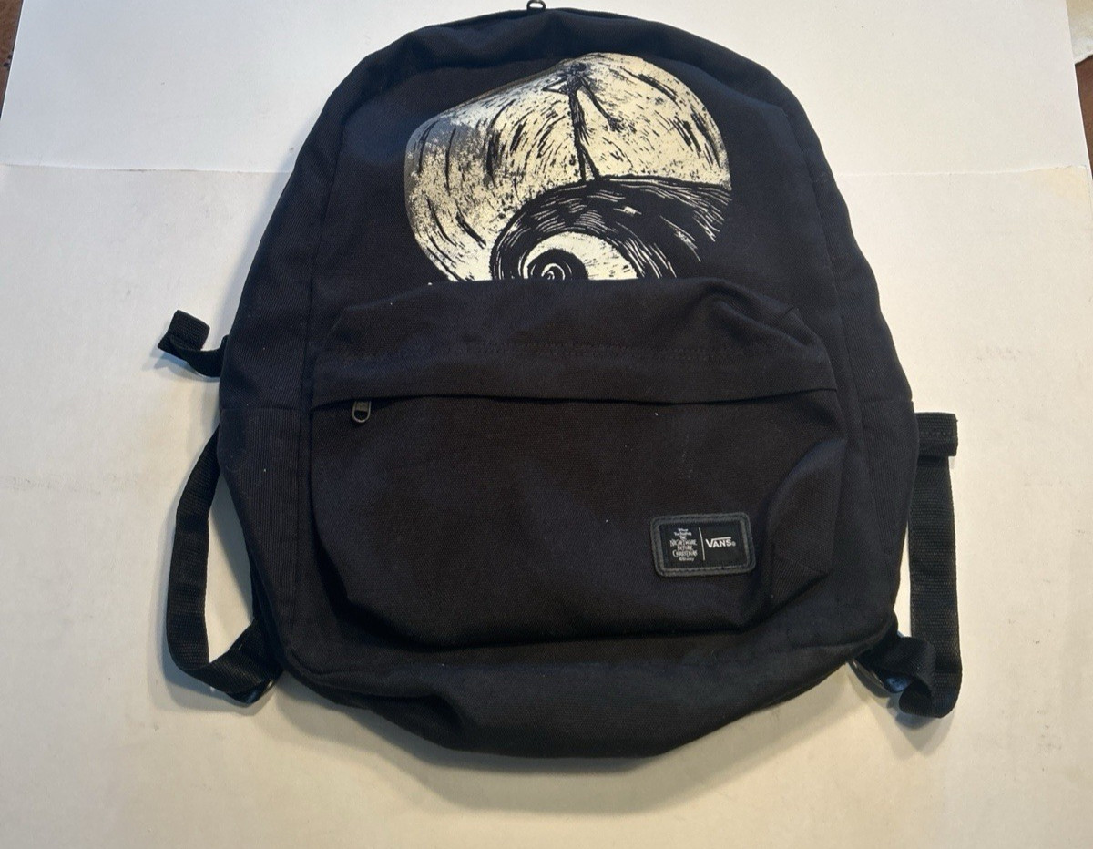 Vans Disney Nightmare Before Christmas Backpack Jack Skellington School Book Bag