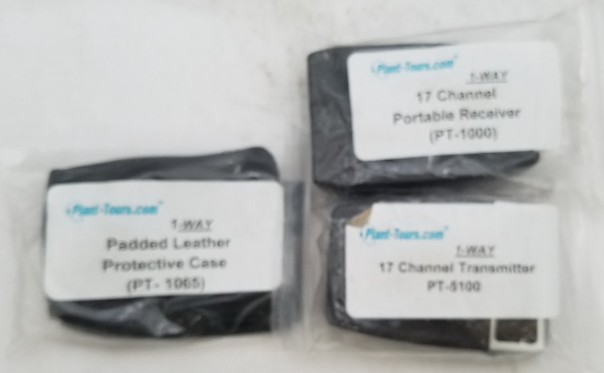 Planet Tours 1-Way Communication set. 10 Piece set.