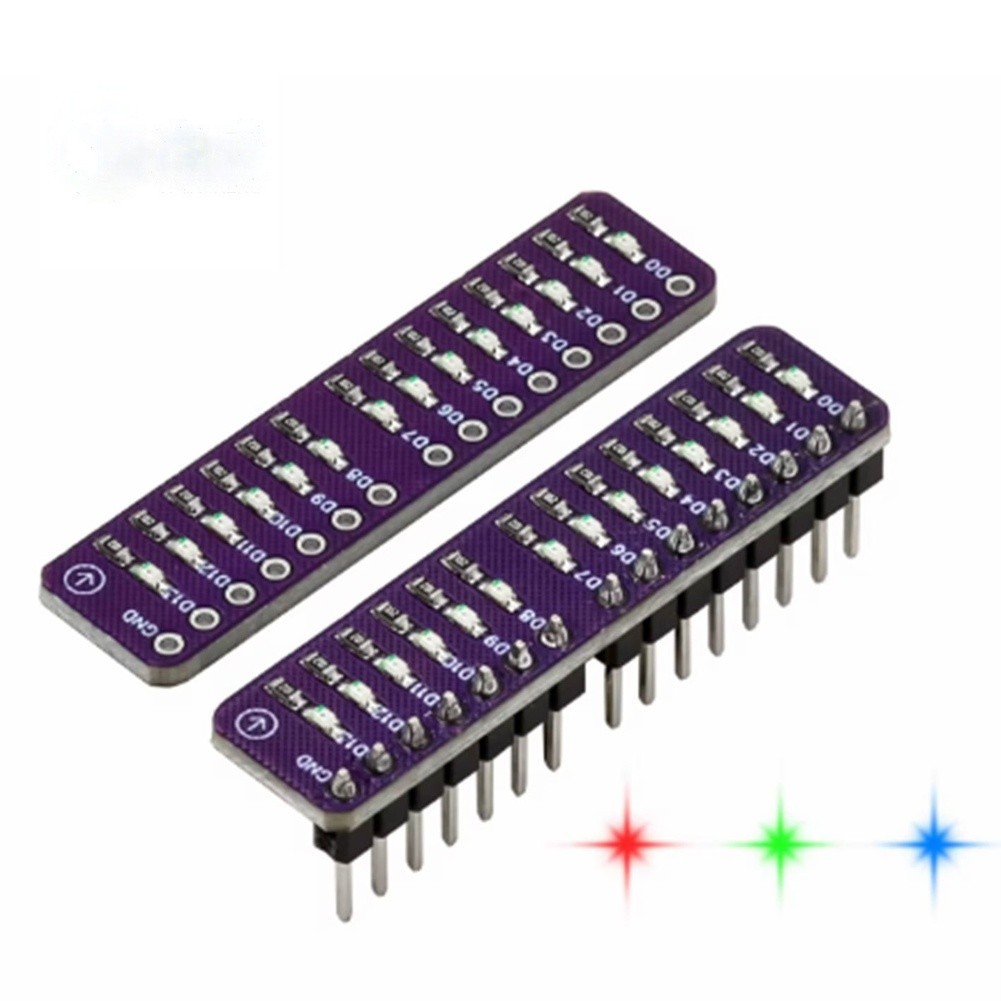 4pcs Flowing Light Fitting PCB Kit for Arduino Learning and Prototyping