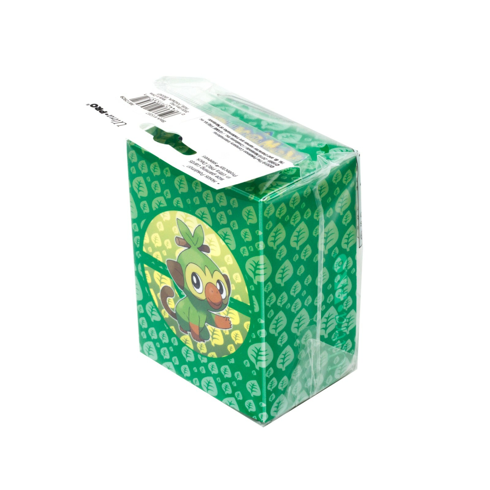 Ultra Pro Pokemon TCG 2020 Grookey Deck Box Card Storage/Holder With Divider