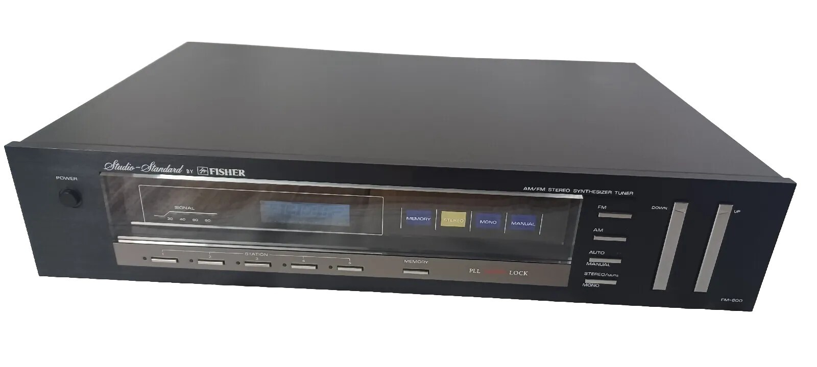 Vintage Fisher FM-600 AM/FM Studio Standard Stereo Tuner Tested & Working