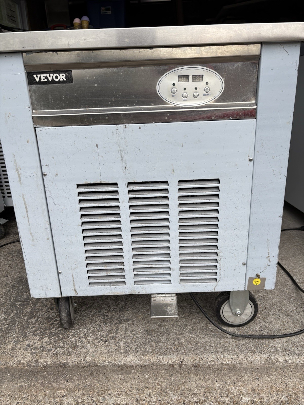 VEVOR CBJY-1DA-500 Rolled Ice Cream Machine ,Commercial