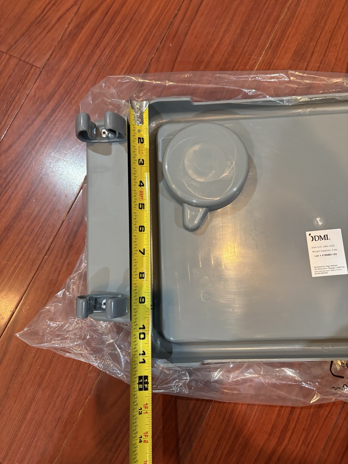DMI Walker Tray, Rollator Tray, Mobility & Walker Accessory Tray Table Fits Most