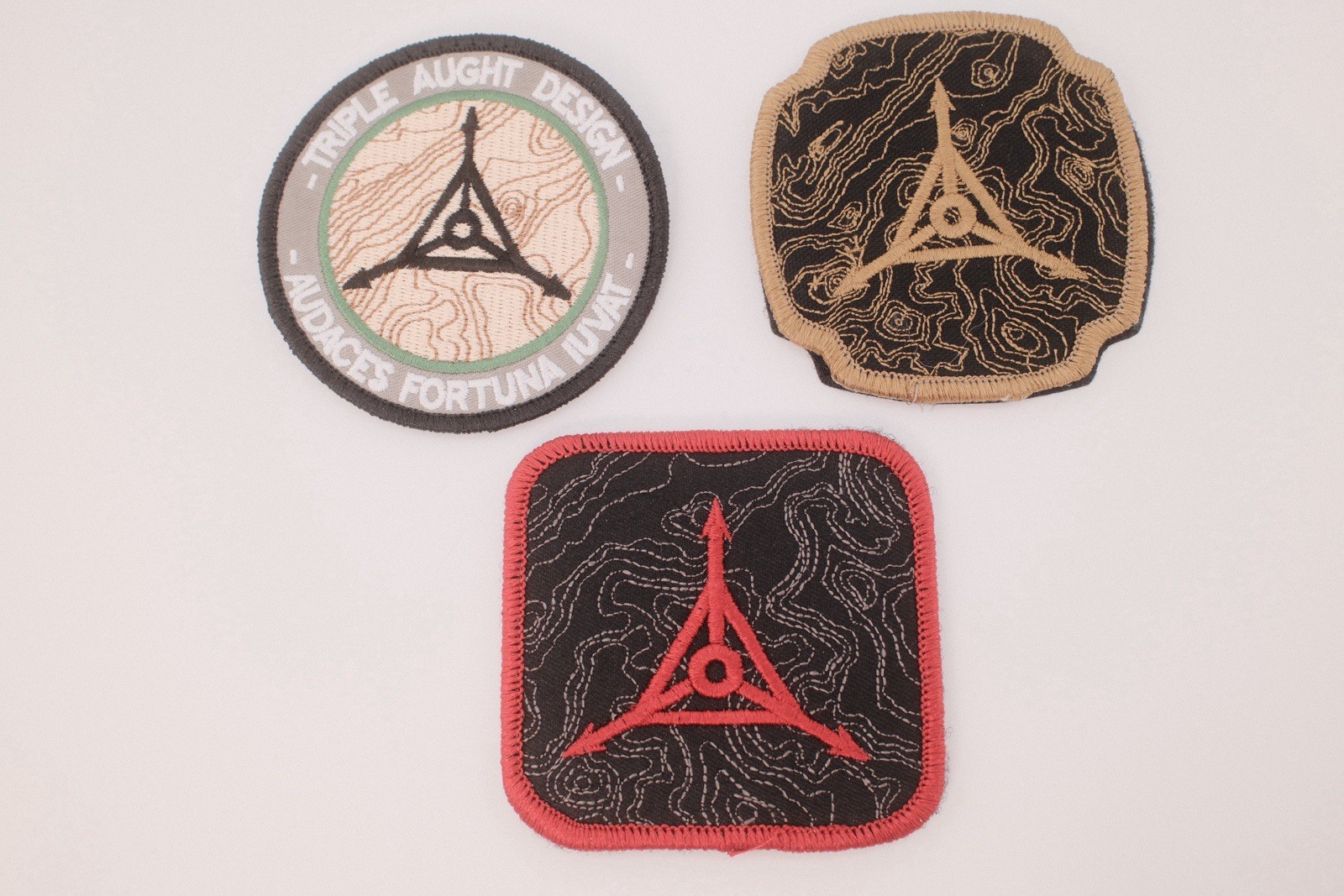 Triple Aught Design TAD Topographic Morale Patch Bundle (3 Patches)