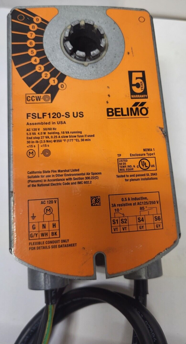 Belimo FSLF120-S US Fire Smoke Actuator
