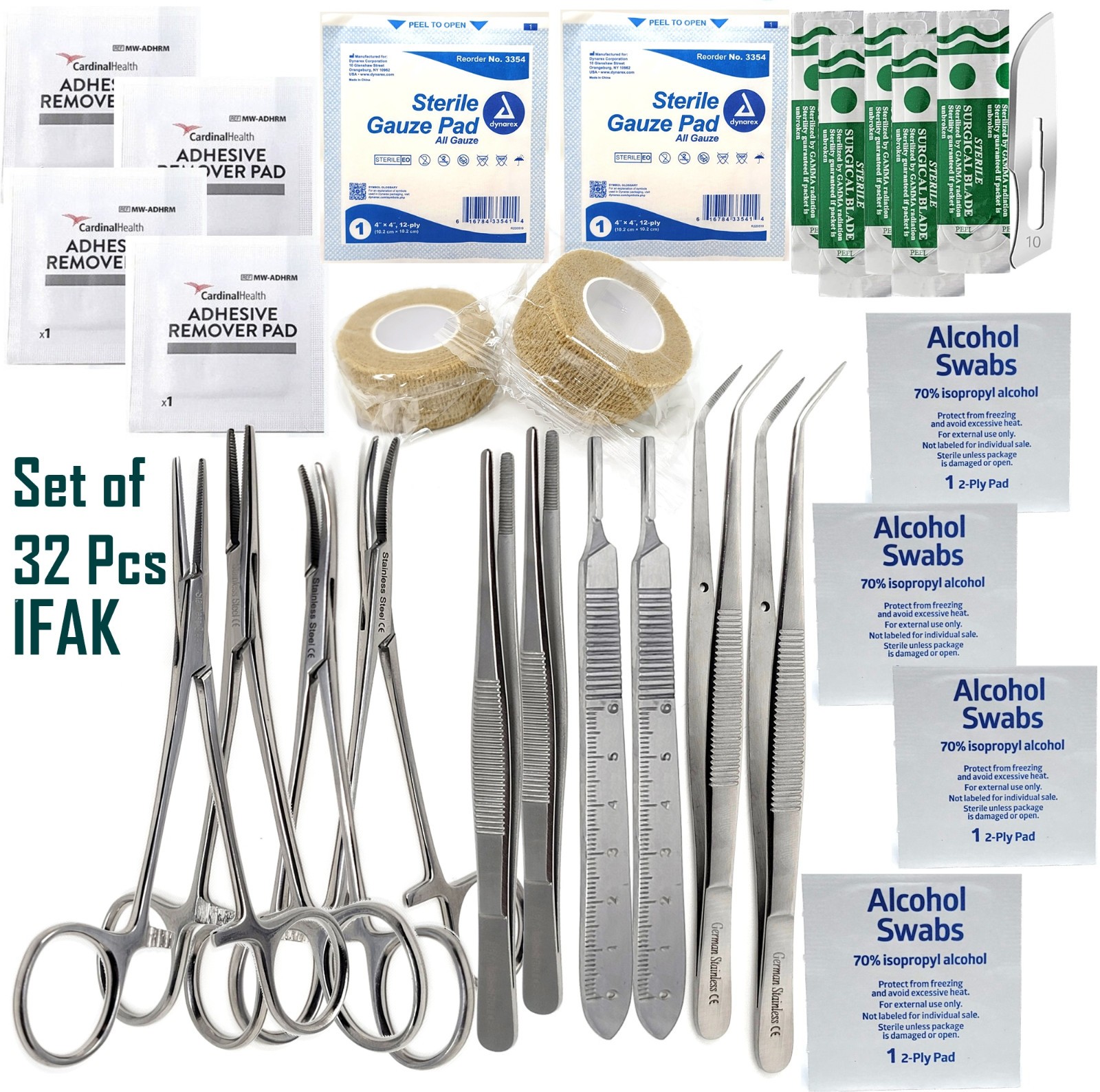 Suture First Aid Advanced Surgical Suture Kit Trauma Tactical Emergency Kit