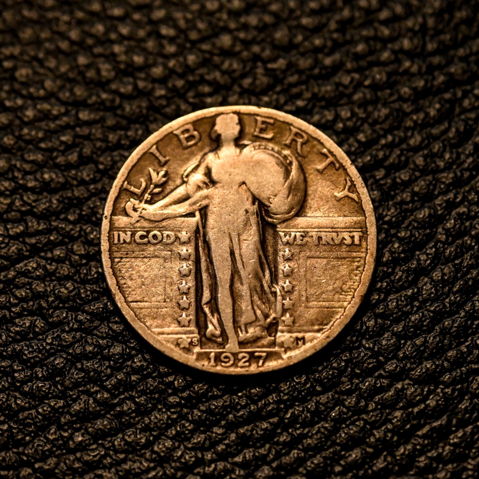 (ITM-8467) 1927-S Standing Liberty Quarter ~ Fine+ F+ Cndtn ~ COMBINED SHIPPING!