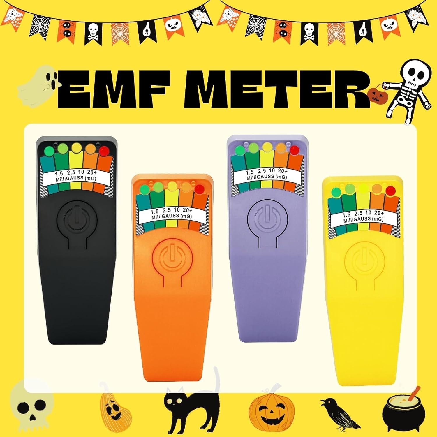 Battery-Powered EMF Meter - Ghost Hunting & Electromagnetic Field Tester