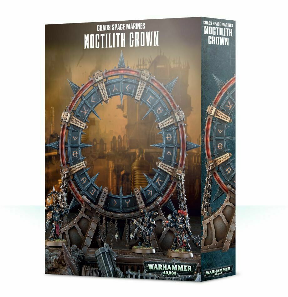Chaos Space Marines Noctilith Crown - Warhammer 40k - Brand New! 43-70