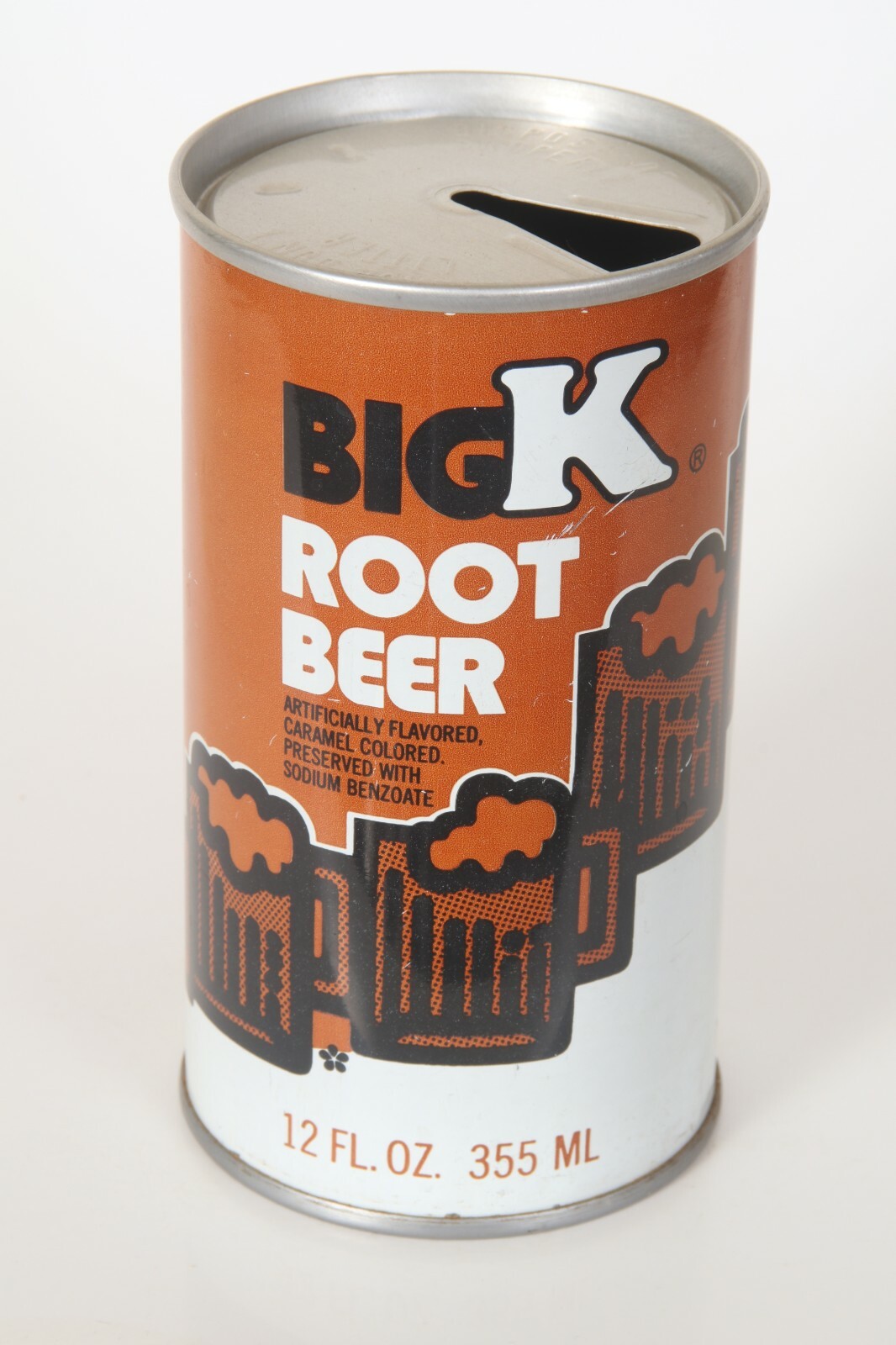 Big K Root Beer Soda can