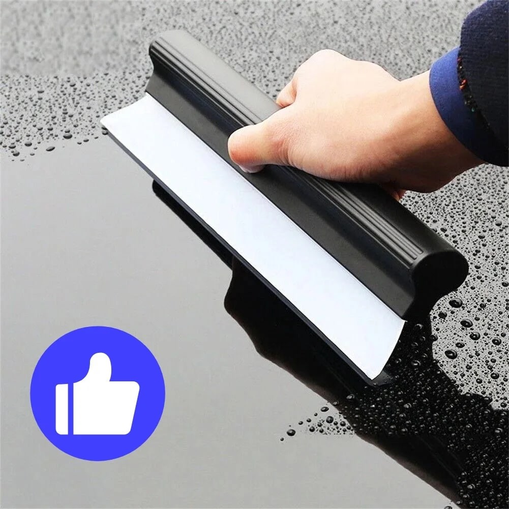 Soft Silicone Car Water Wiper Squeegee Window Cleaning Scraper