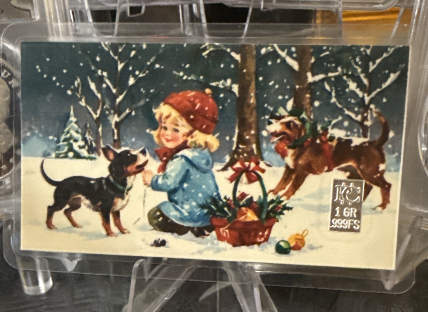 .999 Silver Bar Collectible Art Card Limited Edition- #119