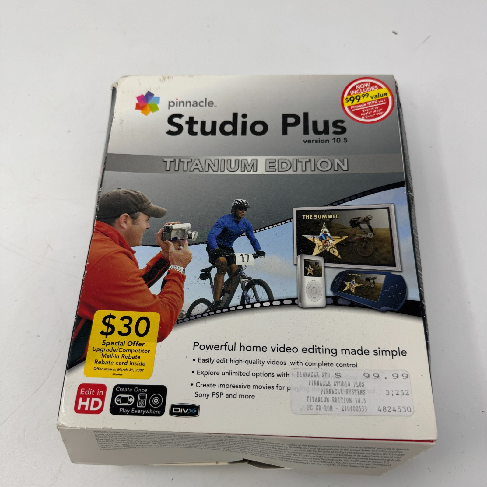 Pinnacle Studio Plus Titanium Edition Version 10.5