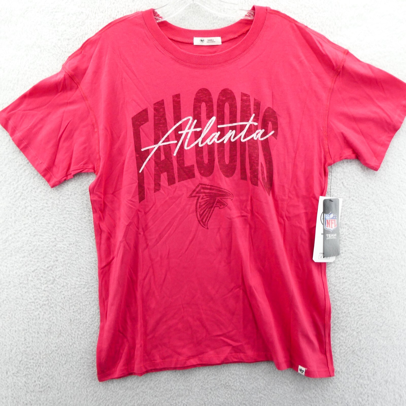 Atlanta Falcons Shirt Fits Small / Medium Womens Red '47 Brand NFL Football New