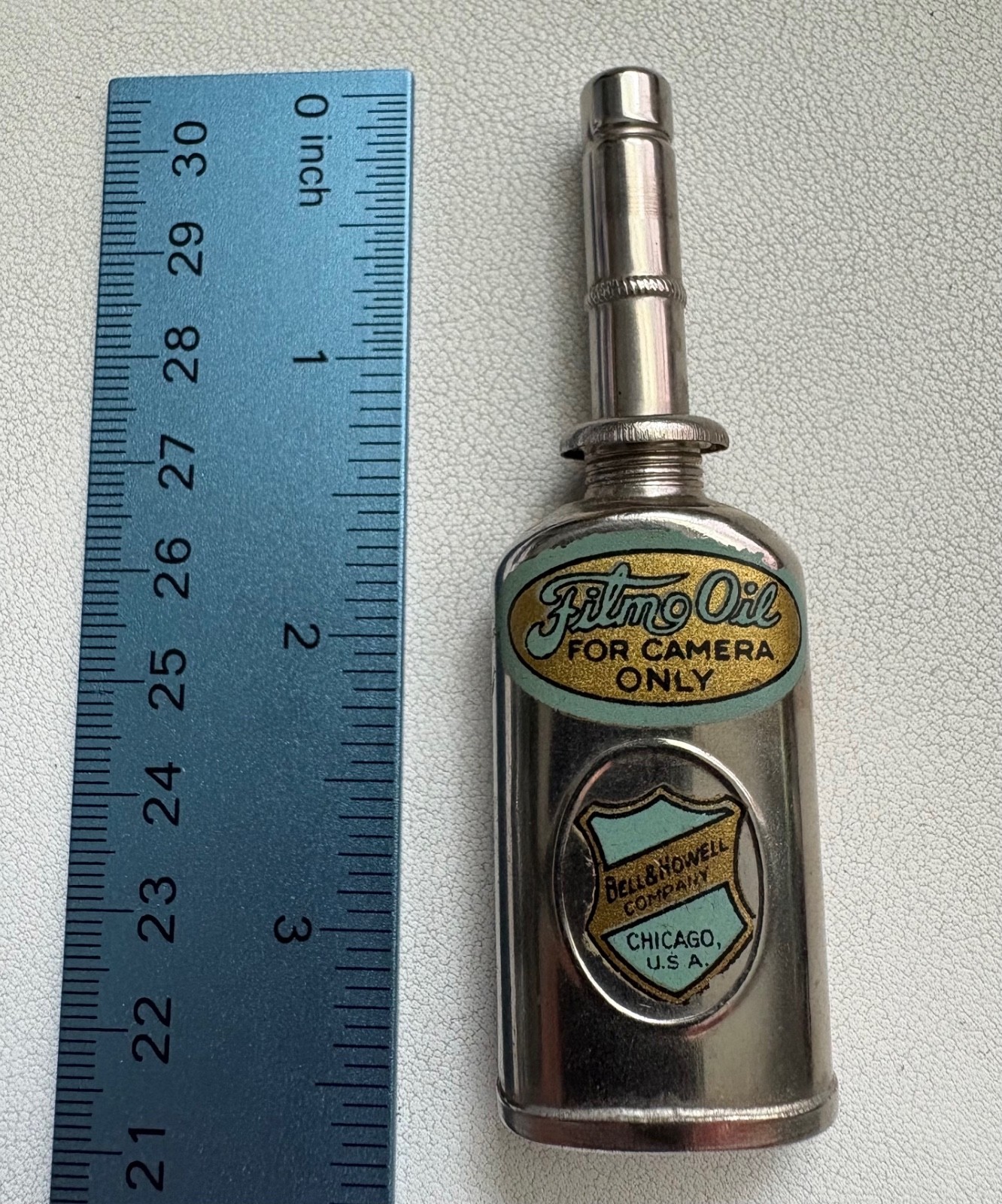 Vintage Bell & Howell FILMO Oil Bottle Can for 16mm Movie Camera