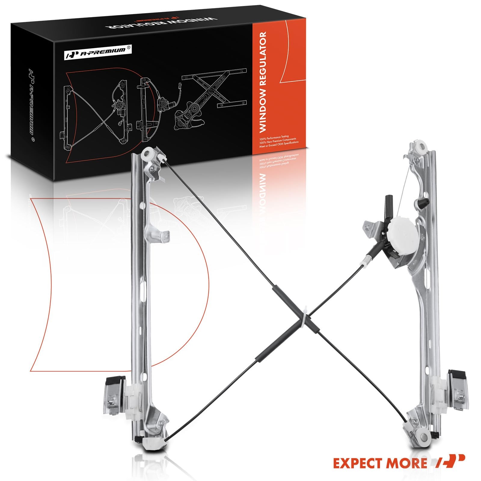 A-Premium Window Regulator Front Passenger RH Cadillac Escalade
