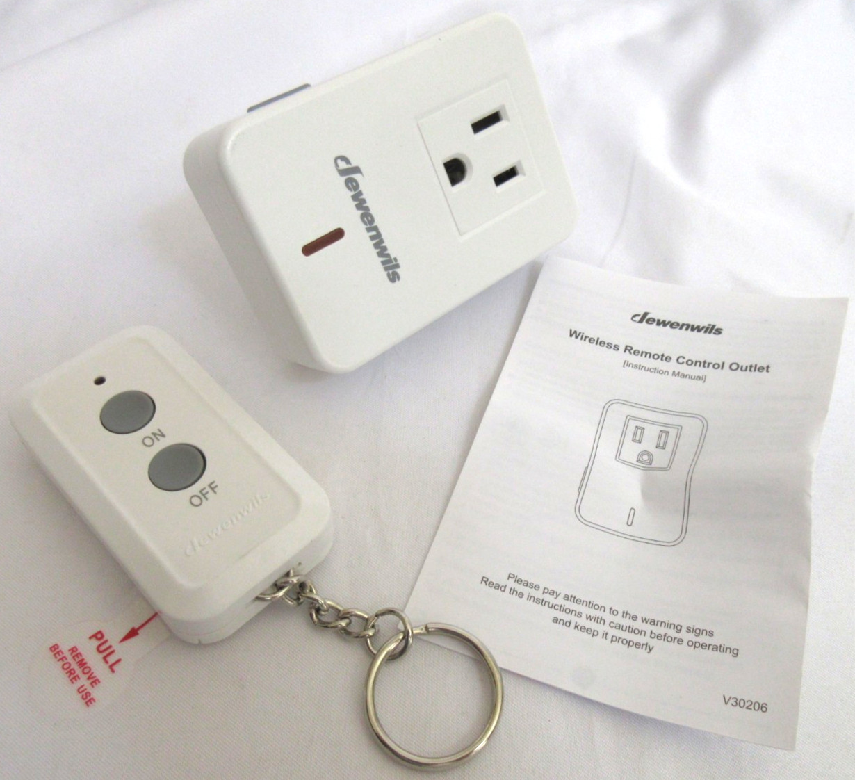 Dewenwils Wireless Remote Control Outlet HRS101B1 Plug Switch New Open Box