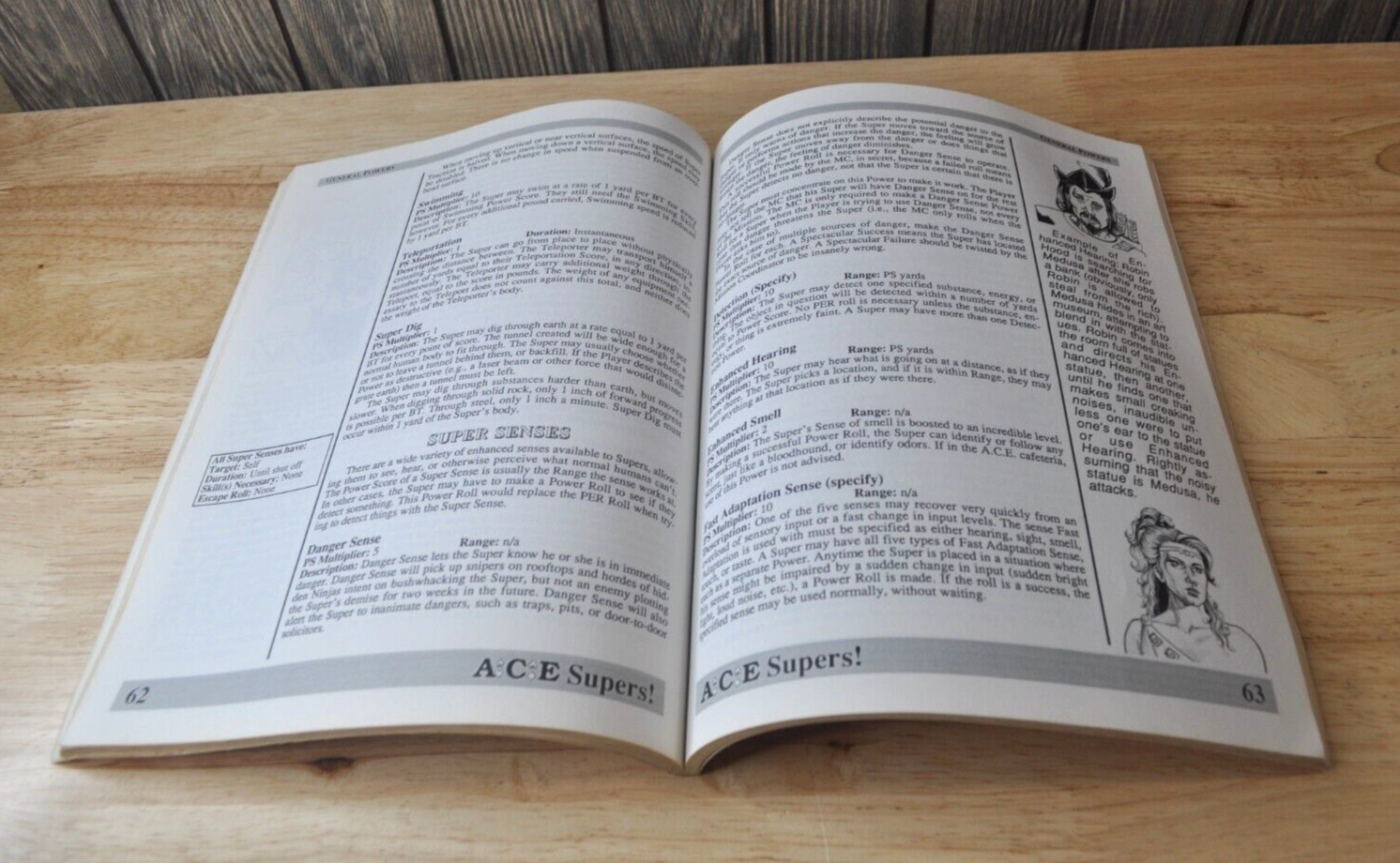 ACE Super-Agents Powers-Stellar Games Paperback Book *Pre-Owned*